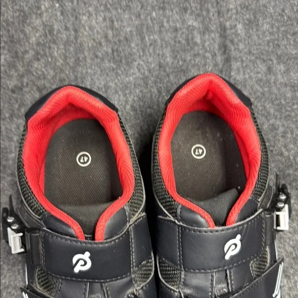 Peloton size 47 Men’s Black and Red Cycling Shoes - Picture 4 of 9